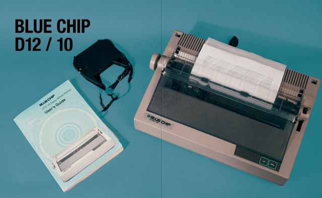 blue chip d12/10 daisy wheel printer