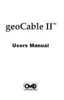 CMD_geoCable_II_Users_Manual